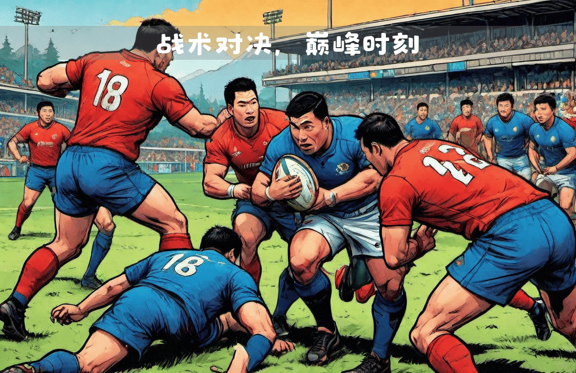 关于橄榄球场上的精英对决，球员们在场上奋力拼搏的信息
